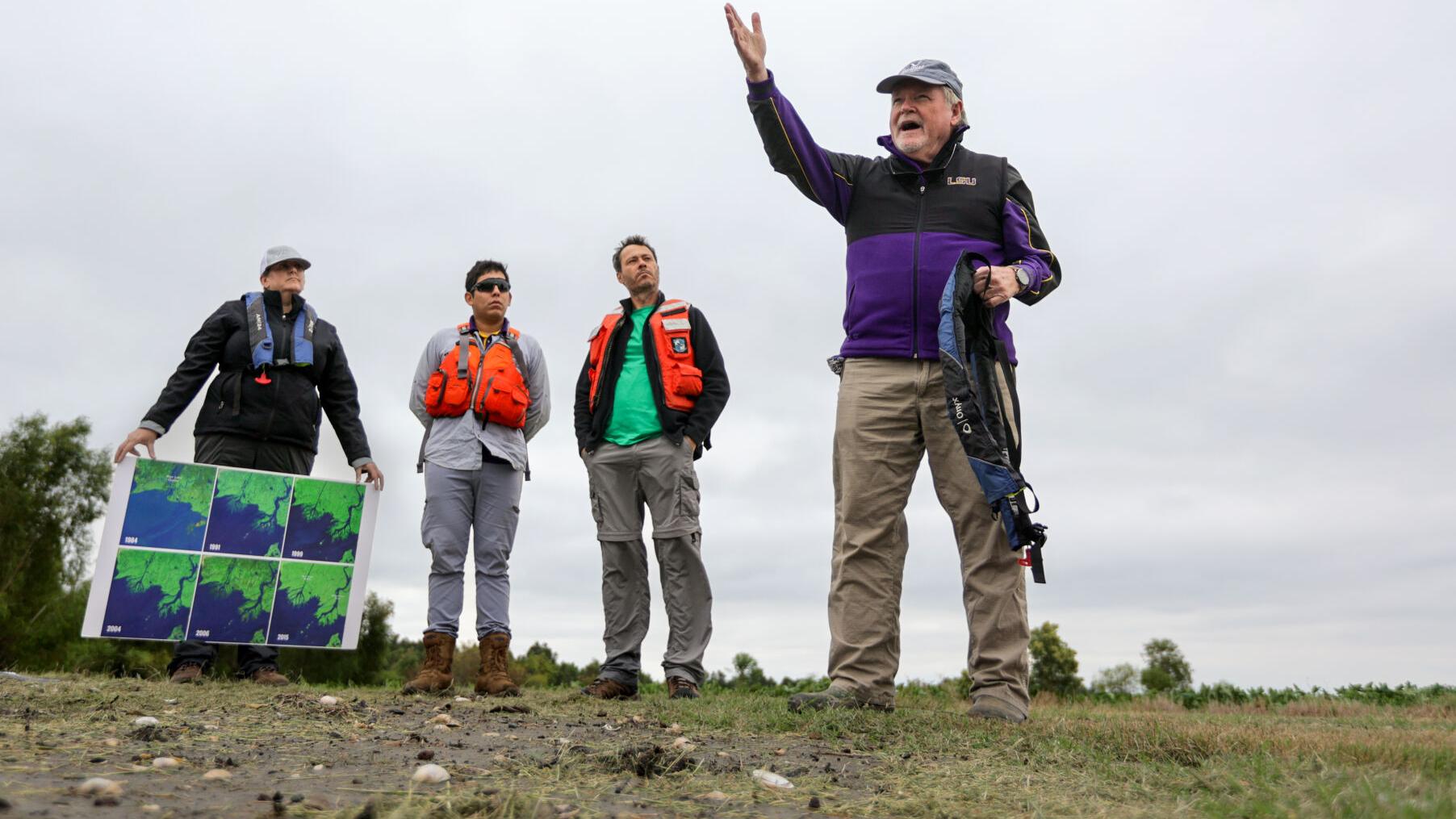 Louisiana’s coast is vanishing — except for this new delta getting worldwide attention